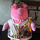 Decorative toy.Pig 'Hostess', Stuffed Toys, Moscow,  Фото №1