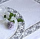 Tablecloth oval Cells-2 white. Tablecloths. flax&lace. My Livemaster. Фото №4
