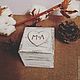 Шкатулка для колец в стиле рустик/эко. Шкатулки для колец. Мария (myosotis-box). Интернет-магазин Ярмарка Мастеров.  Фото №2
