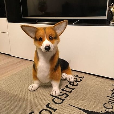 Вельш корги пемброк – заказать на Ярмарке Мастеров – ENGU5RU | Мягкие ...