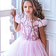 Order Dress is made of tulle prom floor girl's Pink blossom. Shanetka. Livemaster. . Dresses Фото №3