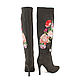 Boots 'Embroidery flowers'. High Boots. Pelle Volare. My Livemaster. Фото №5