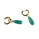 Green Onyx Earrings, Stylish Fashion Onyx Earrings. Earrings. Irina Moro. My Livemaster. Фото №6