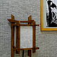 Японская бумажная лампа Сёдзи. Деревянная настенная лампа кумико, Настенные светильники, Каневская,  Фото №1