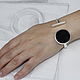 Geometry Bracelet Black Enamel Silver 925 SER0052, Cuff bracelet, Yerevan,  Фото №1