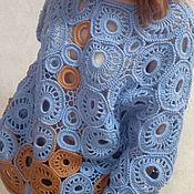 Джемпер женский вязаный яркий свитер