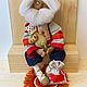 Заказать Домовой. 'Лоскутные истории'. Ярмарка Мастеров. . Интерьерная кукла Фото №3