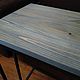 Приставной столик лофт SMART L black. Столы. SLIVA wood deco. Ярмарка Мастеров.  Фото №5