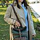  Leather Bag Backpack women's Brown green Mod. CP54-132. Backpacks. Natalia Kalinovskaya. My Livemaster. Фото №4