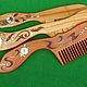 Wood inlay.Wooden comb, Combs2, Kamen-na-Obi,  Фото №1