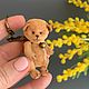   Мишка тедди. Брелок. РУССКИЙ МИШКА (rusteddybear). Интернет-магазин Ярмарка Мастеров.  Фото №2