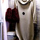 Vestido de suéter con los hombros abiertos. Dresses. Advokat Natural. Интернет-магазин Ярмарка Мастеров.  Фото №2