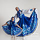 Russian folk costume ' Gzhel on blue', Folk dresses, Sergiev Posad,  Фото №1