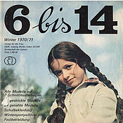 Материалы для творчества handmade. Livemaster - original item Vintage Fashion Magazine 6 bis 14 Children`s Fashion — Winter 1970/71. Handmade.