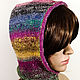 Order  Knitted women's helmet hood mini made of wool and mohair. UrbanStyleKnit (usknits). Livemaster. . Hoods Фото №3