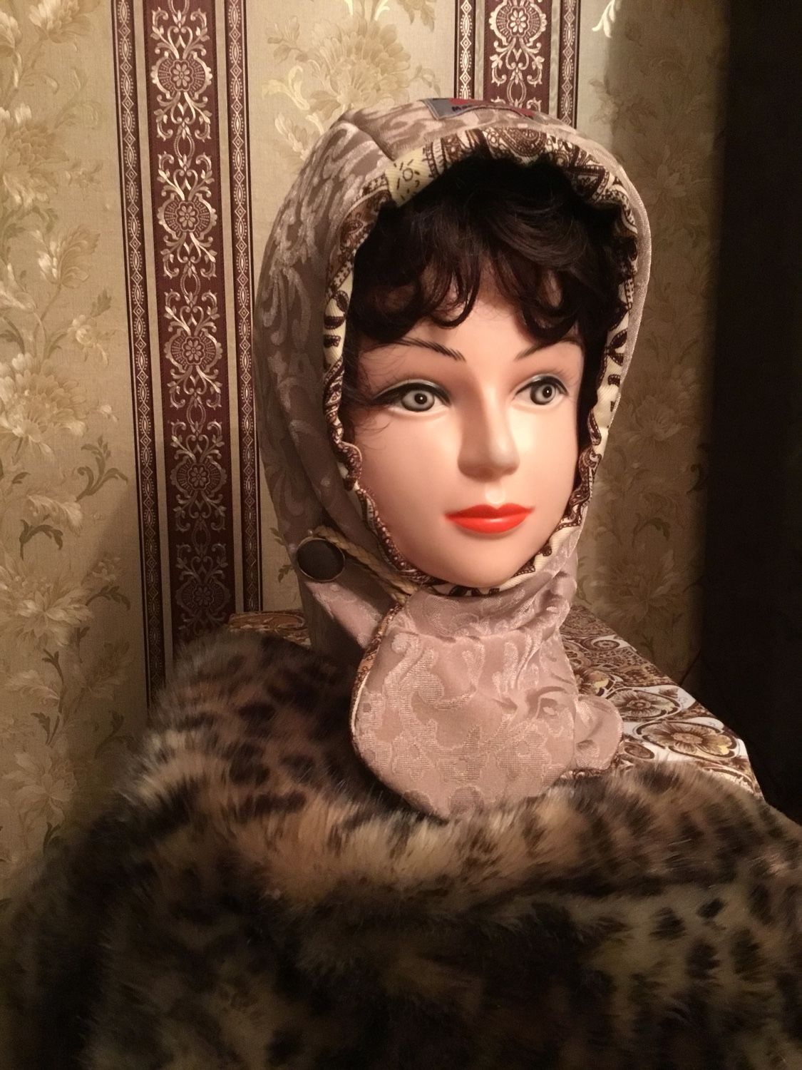 Капюшон-платок Ягода-малина, двухсторонний – заказать на Ярмарке ...