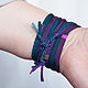 Textile Aleph bracelet. Textile bracelet. decades. My Livemaster. Фото №4