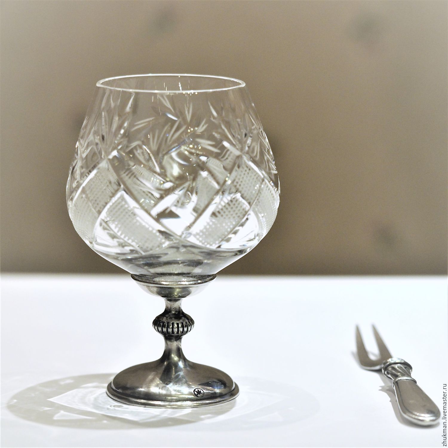 набор хрустальных фужеров (6 штук) (#200079). хрустальные бокалы для коньяка. хрустальные коньячные бокалы. хрусталь для коньяка. хрусталь для коньяка.