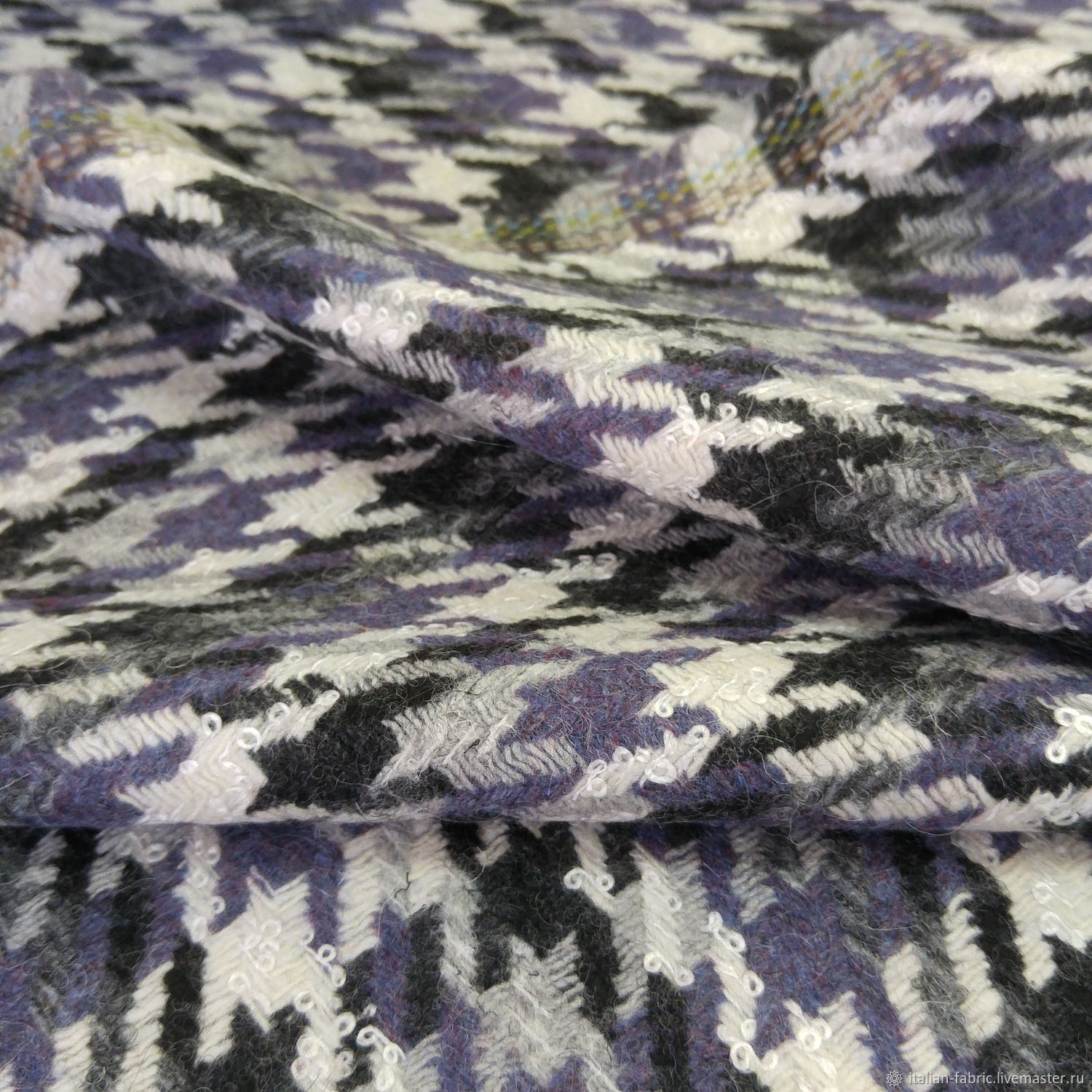 Костюмно-пальтовая шерсть куриная лапка 00610 купить в интернет ...