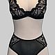 Нижнее бельё - эластичное кружево + сетка. Комплекты белья. Natali Lingerie / Нижнее бельё ручной работы!. Интернет-магазин Ярмарка Мастеров.  Фото №2