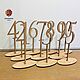 Numbers for tables made of wood. Card. egevica32. Online shopping on My Livemaster.  Фото №2