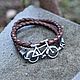 Leather Bicycle Lace Bracelet. Cord bracelet. kot-bayun. Online shopping on My Livemaster.  Фото №2