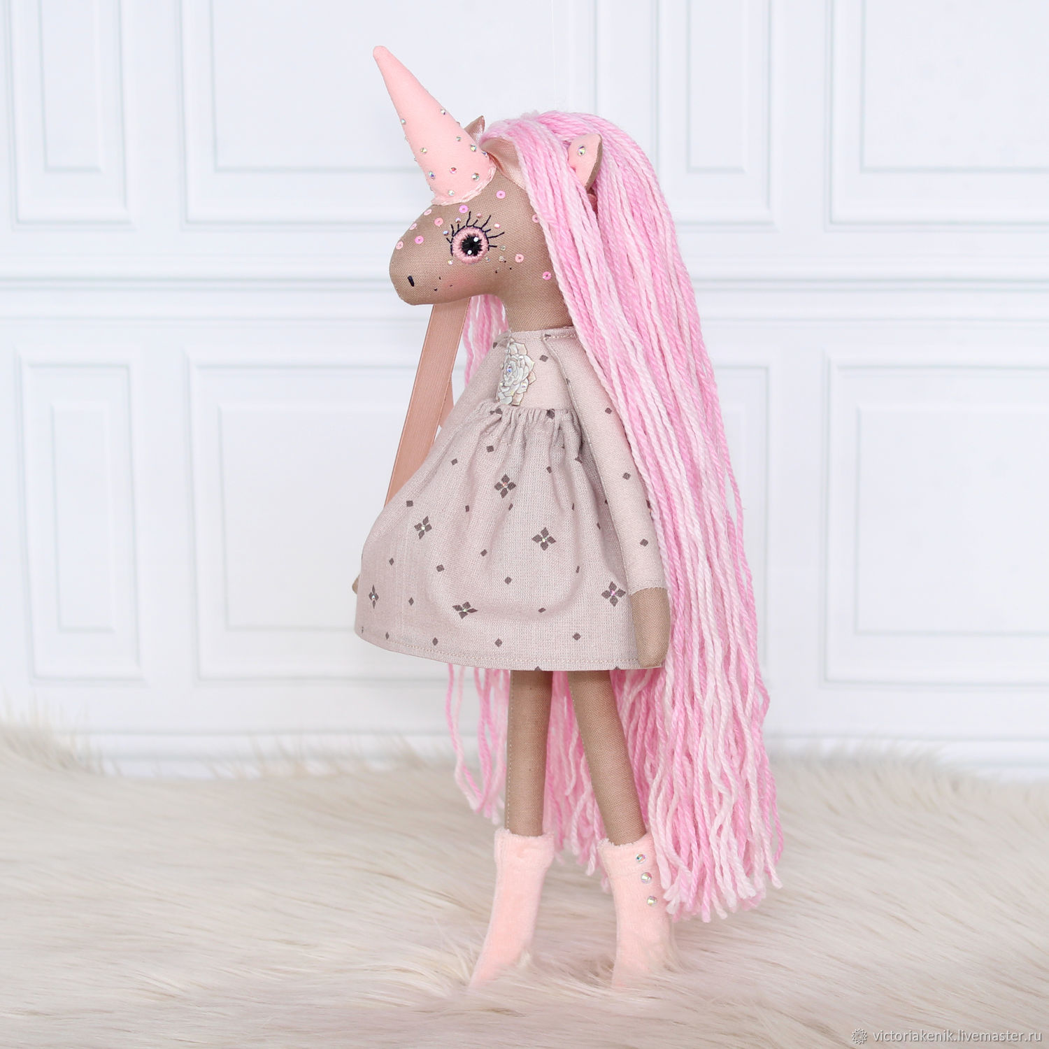 Кукла единорог, кукла мягкая, кукла для девочки в подарок, кукла купить ...