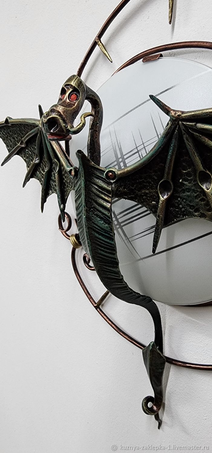 Светильник Дракон купить в интернет-магазине Ярмарка Мастеров по цене ...