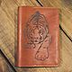 Passport cover with the engraving 'Tiger', Passport cover, Volzhsky,  Фото №1