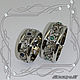 Rings/pair 'Wedding-EXCLUSIVE' serebro925, sapphires,emeralds.VIDEO, Rings, St. Petersburg,  Фото №1