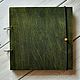 Colour sketchbook wood cover 22x22sm, Notebooks, Moscow,  Фото №1