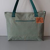 Сумки и аксессуары handmade. Livemaster - original item Tote: LONGLI Denim bag. Handmade.