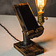 Phone stand in the Loft style ' Burnt'', Table lamps, Ivanovo,  Фото №1