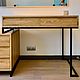 Order Loft-style dressing table made of solid oak. uloft. Livemaster. . Tables Фото №3
