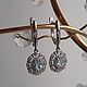 Серьги "Первый бал". Топаз. Серьги классические. Tatyana's Jewelry for the soul. Ярмарка Мастеров.  Фото №4