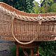 Cradle carrying 'Darina' woven from nature. vines, the cradle, Cradles, Tambov,  Фото №1