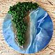 Moss and resin painting 50 cm, Pictures, Belgorod,  Фото №1