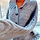 кардиган из шерсти серого цвета рукава длинные. Кардиганы. Sweater Star Вязание на заказ.. Ярмарка Мастеров.  Фото №4