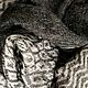 Теплый мужской шарф из кашемира "Воздух". Шарфы. SaraswatyShop Шали Пледы Палантины. Ярмарка Мастеров.  Фото №4