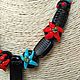 Колье лэмпворк"Озорница". Колье. Татьяна (tanka-bead). Ярмарка Мастеров.  Фото №4