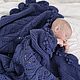 МК Плед с шишечками спицами. Мастер-классы. Вязание для детей. Мастер-классы. Ярмарка Мастеров.  Фото №4