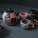 Розовый кварц сервиз большой керамический набор посуды из глины. Сервизы. LAMA - Красивая посуда. Ярмарка Мастеров.  Фото №5