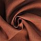 Linen with cotton, cinnamon color, width 150 cm, Fabric, Nizhny Novgorod,  Фото №1