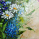 Painting bouquet of daisies Wild flowers. Pictures. kartina-sochi. Online shopping on My Livemaster.  Фото №2