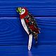 Качественная реплика Parrot Cockatoo от Lea Stein, Брошь-булавка, Москва,  Фото №1