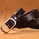 Genuine leather belt 'ISIDA' for women / Leather Belt. Straps. EZCASE - Leather Design Studio. My Livemaster. Фото №4