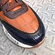 Order Crocodile leather sneakers, three colors, blue, brown, orange. SHOES&BAGS. Livemaster. . Sneakers Фото №3