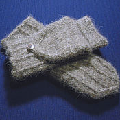 Аксессуары handmade. Livemaster - original item Men`s knitted mittens-transformers. Handmade.