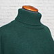 Order tunic:: Tunic-sweater oversize dropped shoulder cashmere sea wave. 'Crochet classics' YULIA. Livemaster. . Tunics Фото №3