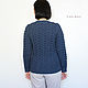 Women's sweater with braids with removable collar Sodom. Sweaters. CUTE-KNIT by Nata Onipchenko. My Livemaster. Фото №5